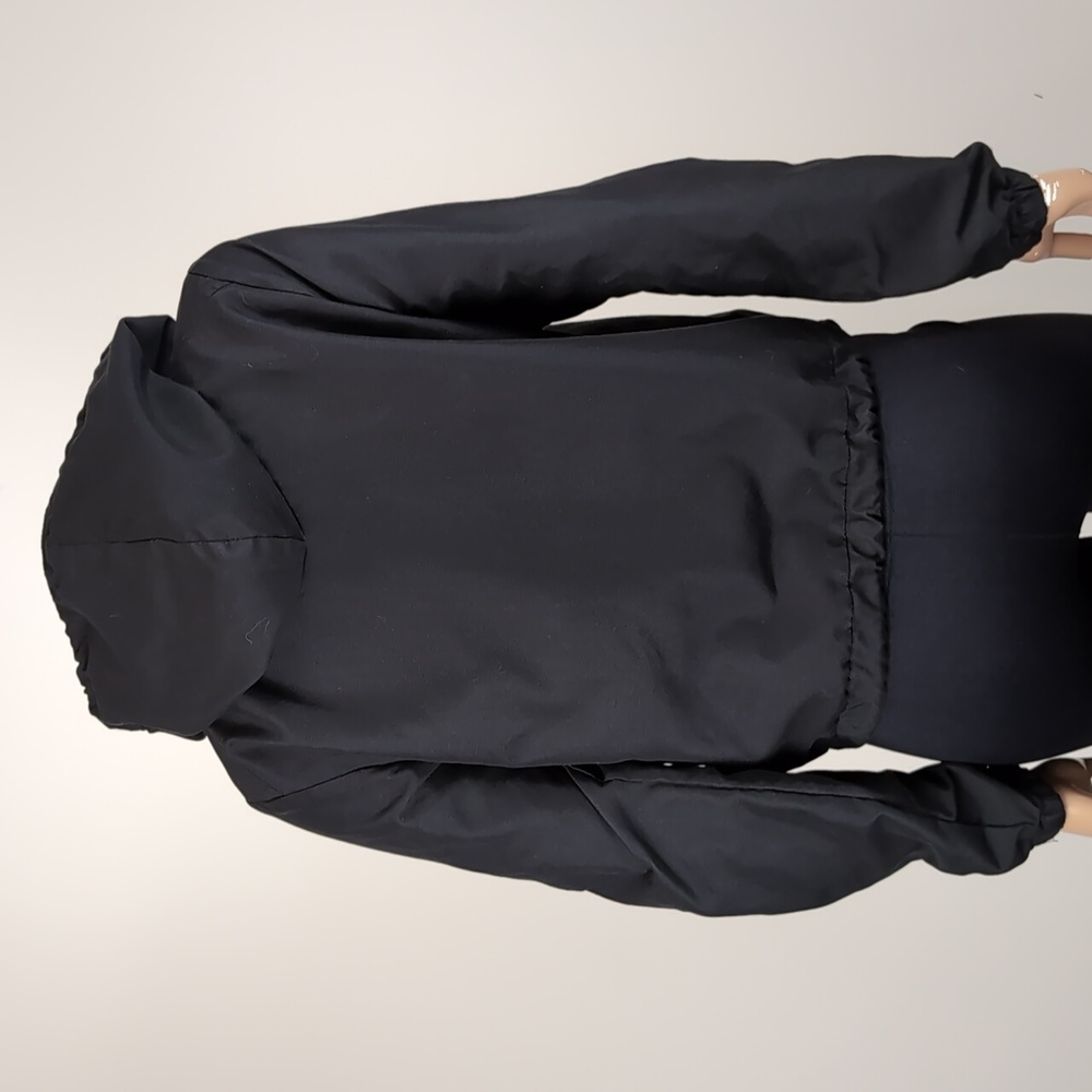 Suzy Shier Soft Shell Hooded Jacket Full Zip Drawstring Adjustable Spring - Picture 5 of 11